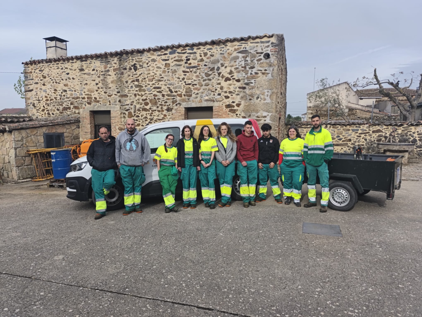 Programa de empleo forestal en la Mancomunidad Alto Águeda